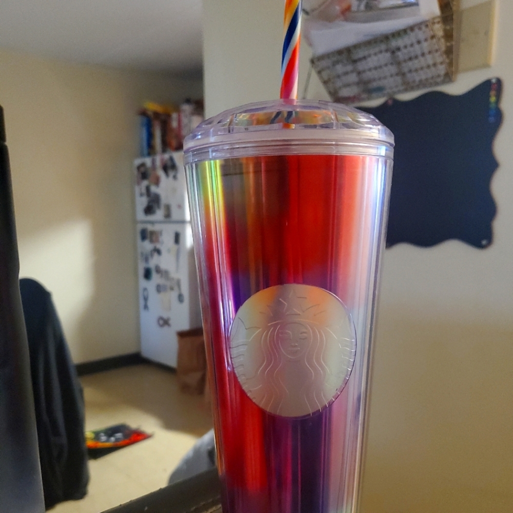 Starbucks 2021 rainbow pride dome tumbler